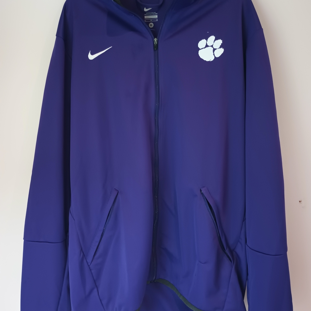 Nike Clemson Tigers Purple Jacket with Logo